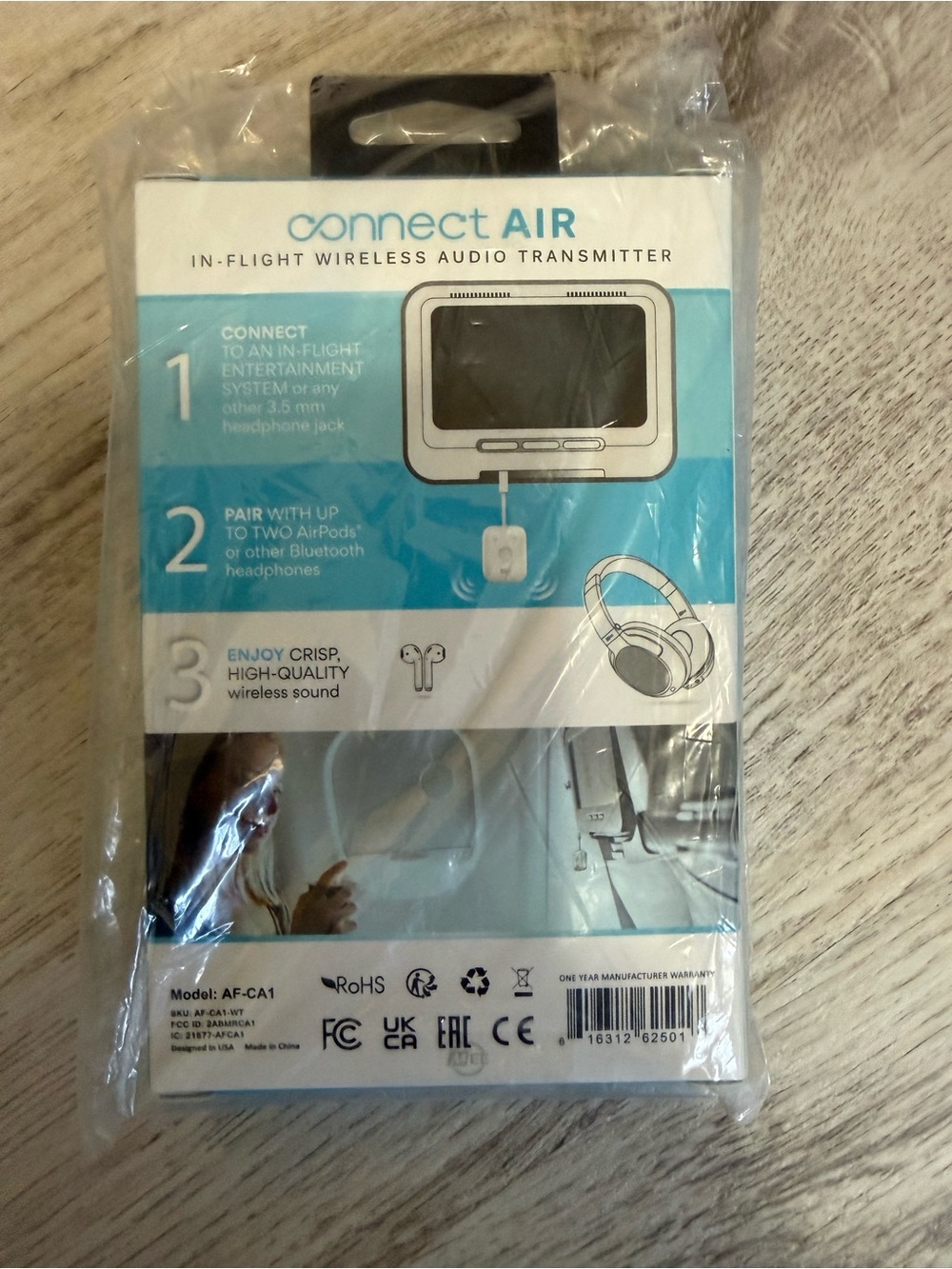 MEE connectAIR In-Flight Wireless Audio Adapter - Picture 2 of 2